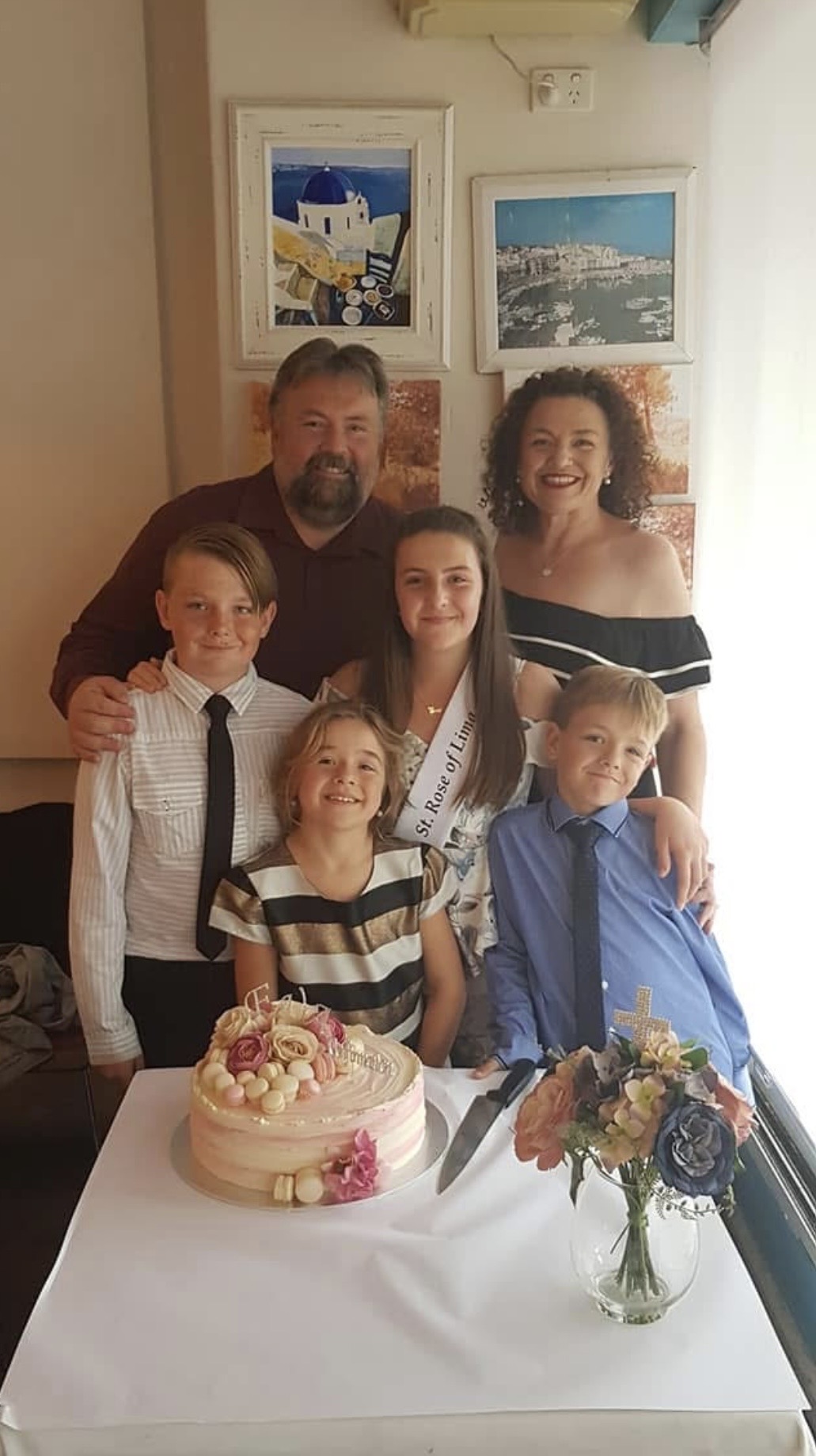 Earlier family birthday photo