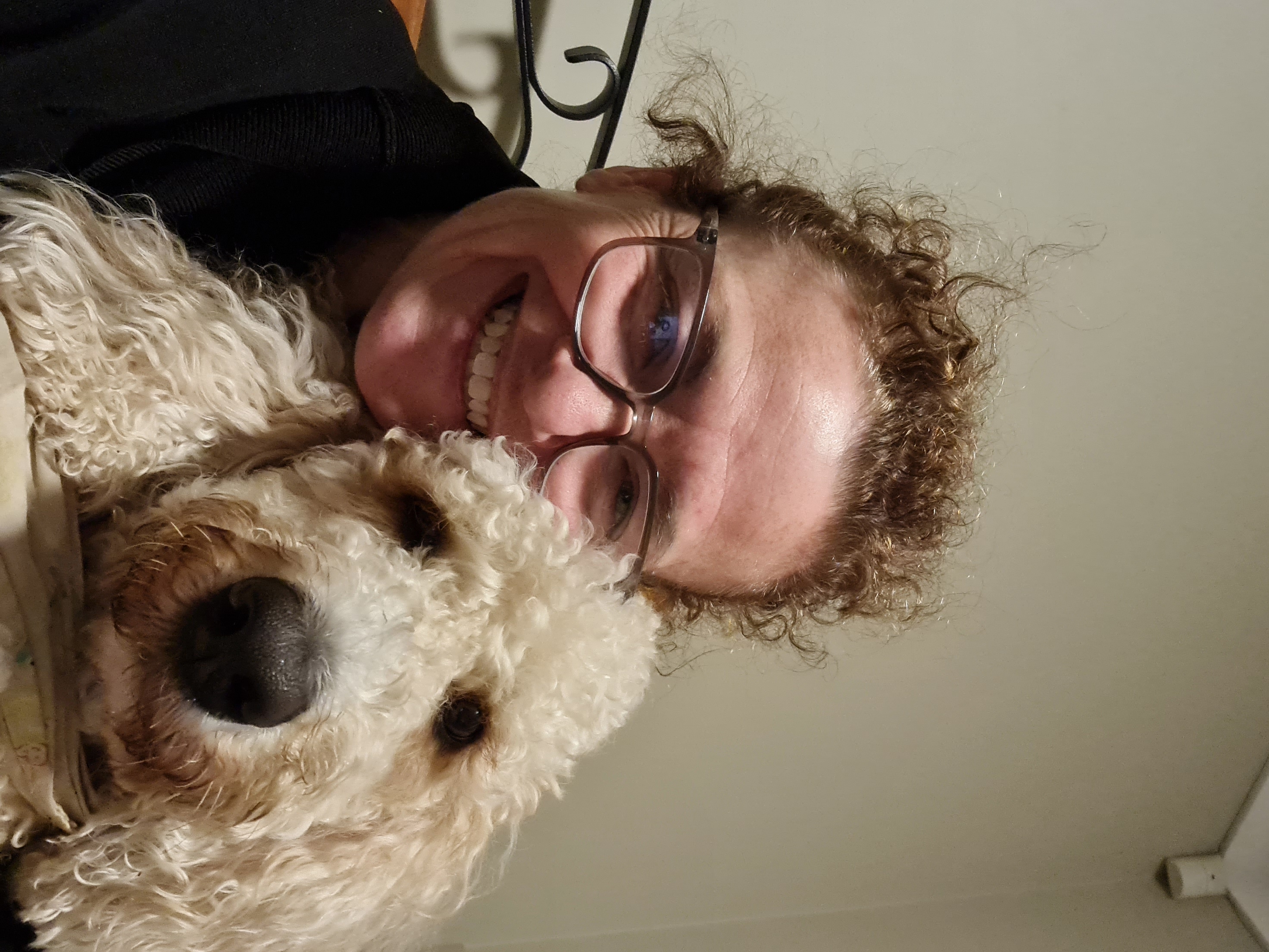 Cuddles with Bon Bon