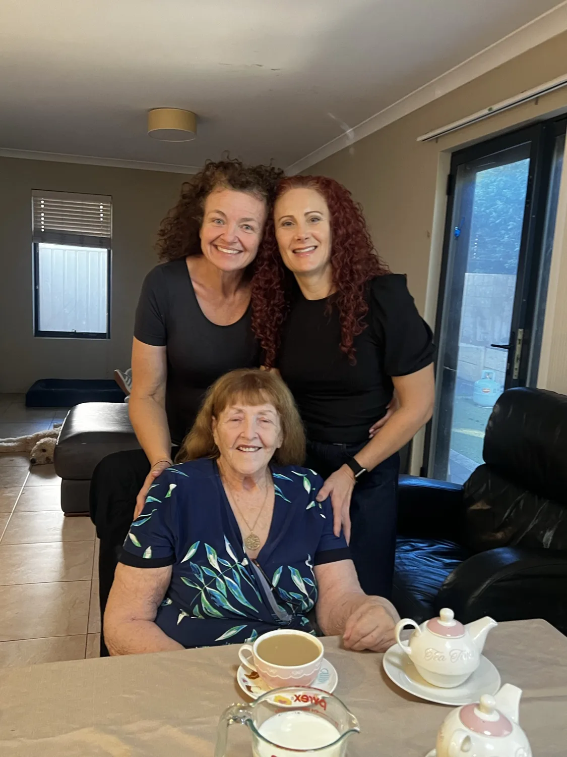 Mum, Anna and Tania on Mother’s Day